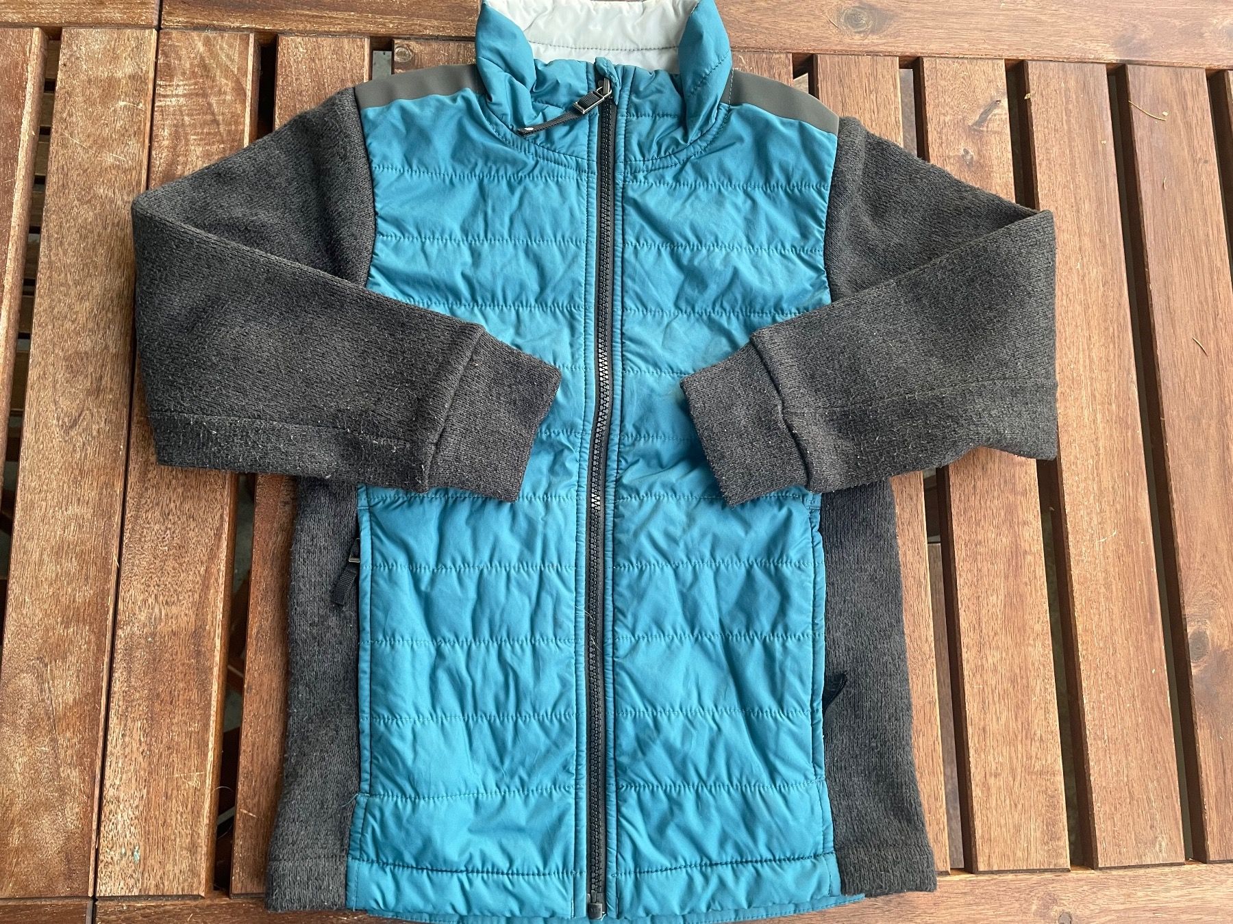 Didriksons Giacche & Cappotti: Didriksons Übergangsjacke petrol grau 120 – Usato da Bern venduto da brup 1