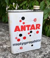 Vintage Öldose / Bidon ANTAR France 2 Liter Molygraphite