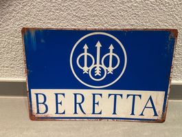 SCHILD BERETTA METALL 1 STÜCK/ NEU /