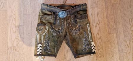 Krüger Lederhose EUR 48, wenig getragen