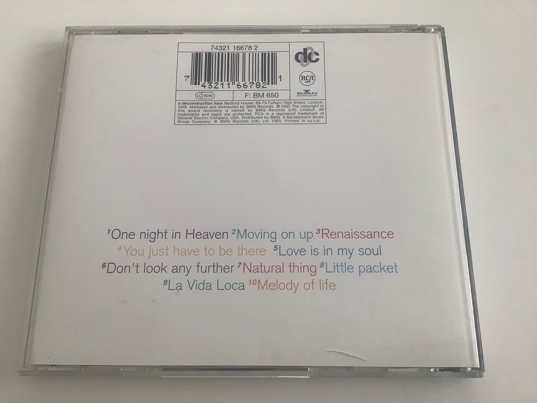 CD: M People / elegant slumming / 1993 – Usato da Dübendorf venduto da Shreck 1