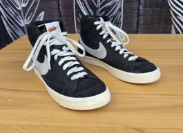 Nike Blazer Sneaker schwarz weiss gebraucht