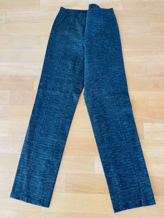 Braune warme Winterleggins, elastisch, 62% Viskose, Gr. 38