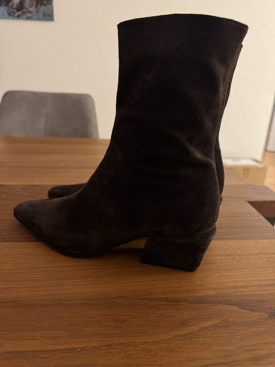 Kennel + Schmenger Scarpe da donna: Braune Wildleder Stiefeletten Gr 40 Top!! – Usato da Dübendorf venduto da Malcika1 1