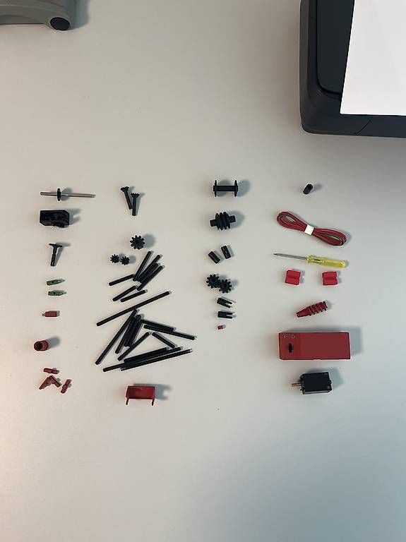 Fischer Kit di costruzioni: Fischertechnik Dynamic M Profi mit Motor Set XS – Usato da zug venduto da Daniil23 3
