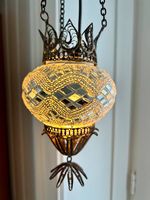 Orientalische Hängelampe mit Mosaikglas  Fassung 1xE14