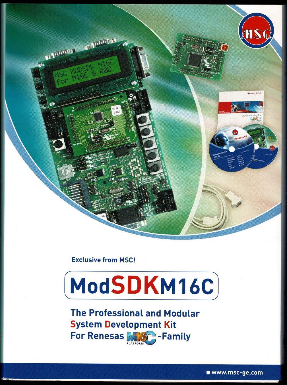 Componenti elettronici: RENESAS System Development Kit ModSDKM16C für CM16C28 uC – Usato da Hinwil venduto da RomRay