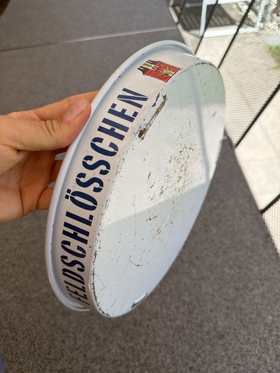 Piatti di portata: Feldschlösschen Bier Serviertablett Vintage  Tablett – Usato da Deitingen venduto da Himhip 3