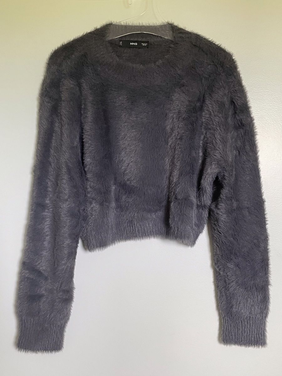 Mango Pullover & Sweatshirts: Pull en maille effet fourrure MANGO gris, taille M. – Neu (gemäss Beschreibung) aus Vuadens von Nina11 3