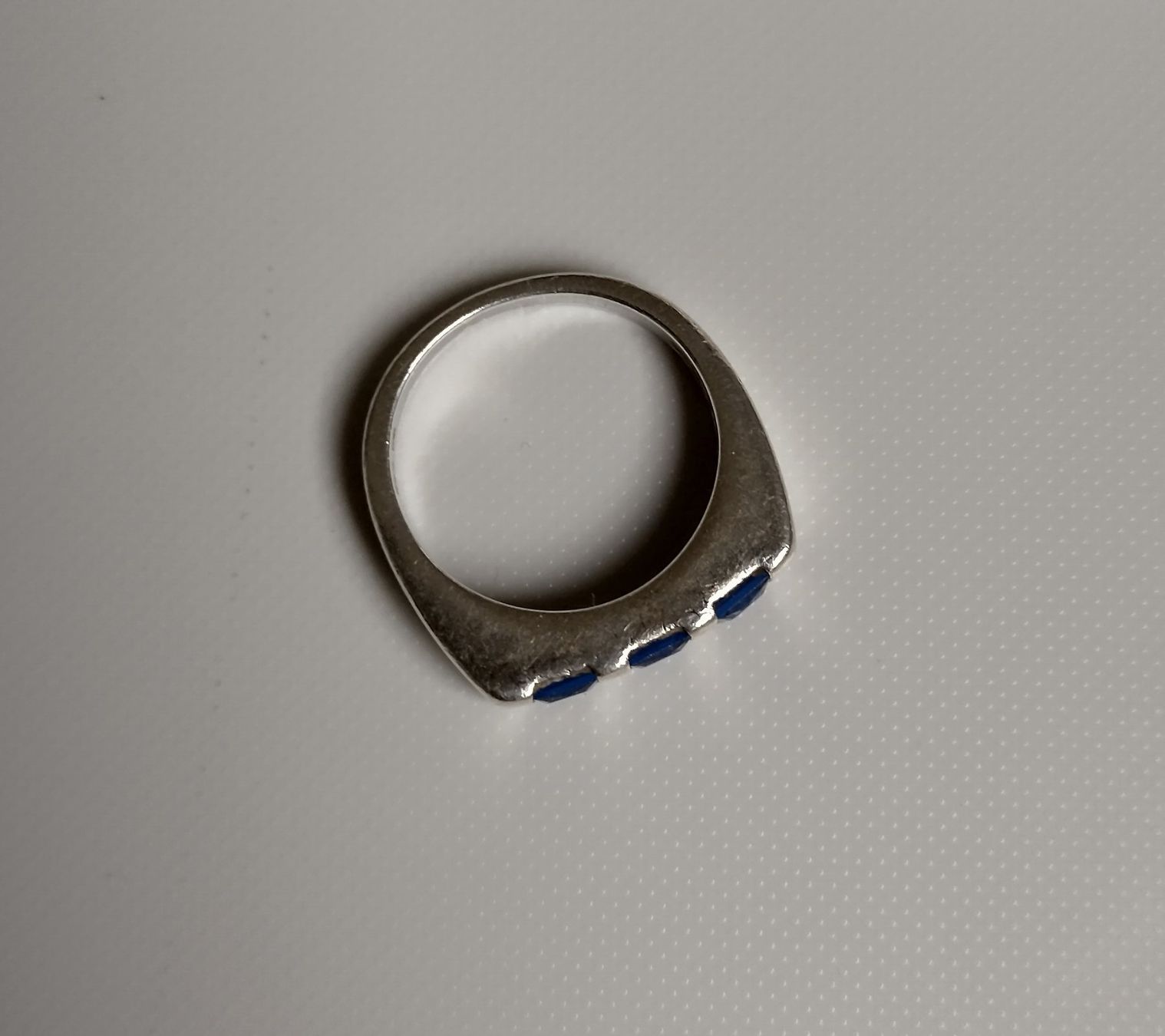 Ringe: RING SILBER 925 MIT BLAUEN STEINEN – Gebraucht aus Romanshorn von BoutiqueA 2