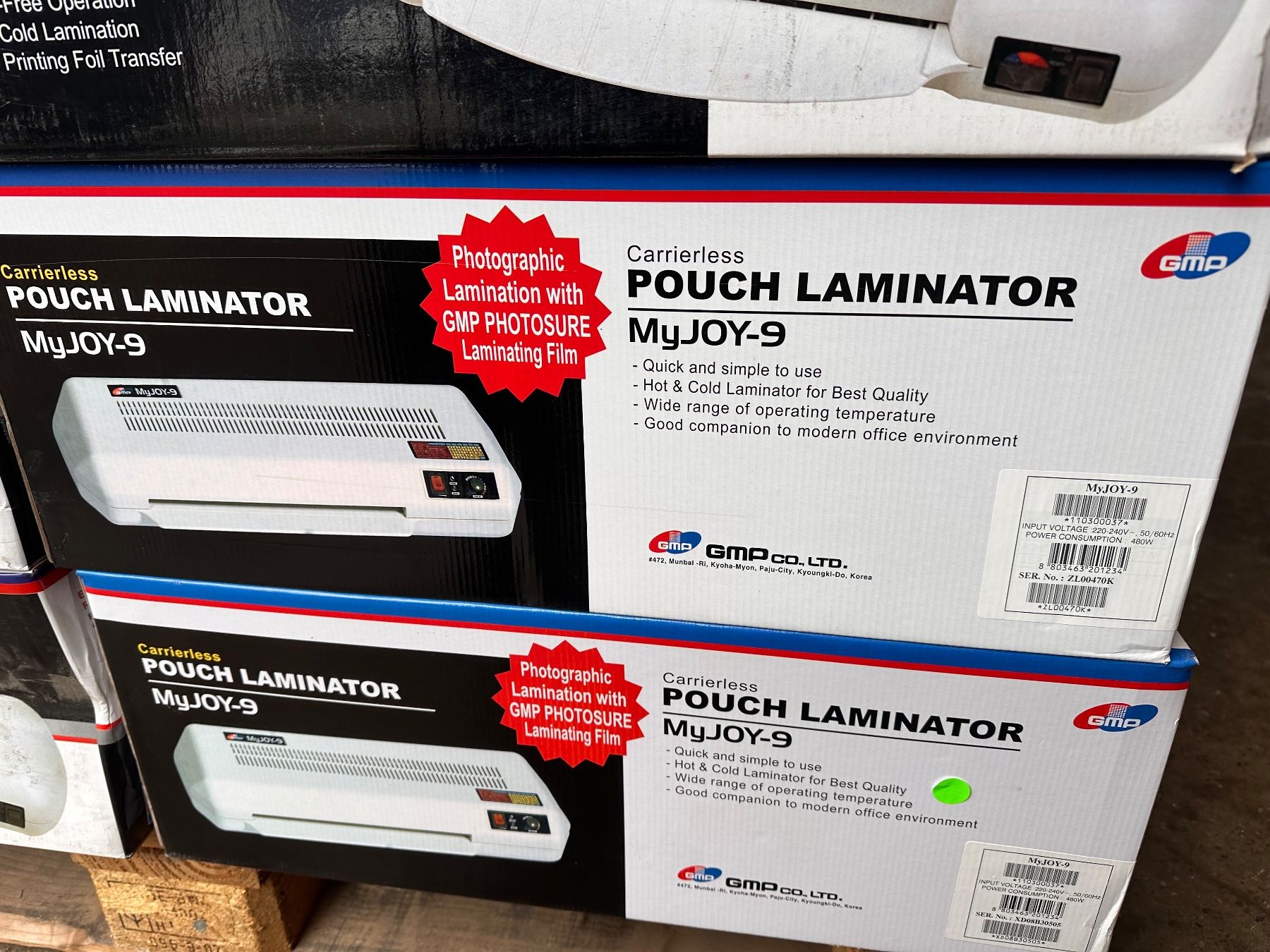 Laminiergeräte: neuer GMP MyJoy-9 Laminiergerät, A4 – Neu und originalverpackt aus Necker von liq24 2
