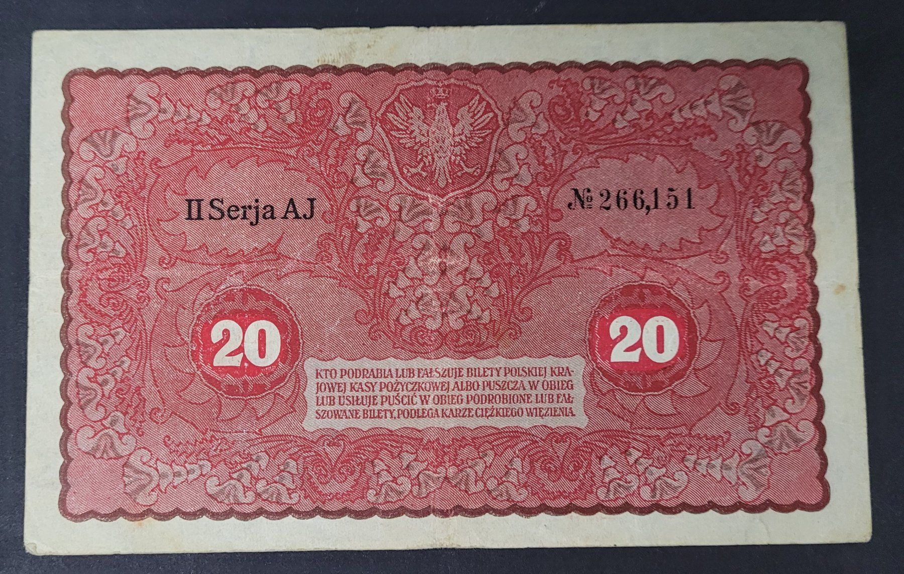 Banconote: 20 MAREK / POLEN 1919 – Usato da Mumpf venduto da antonio_schweiz_961 1