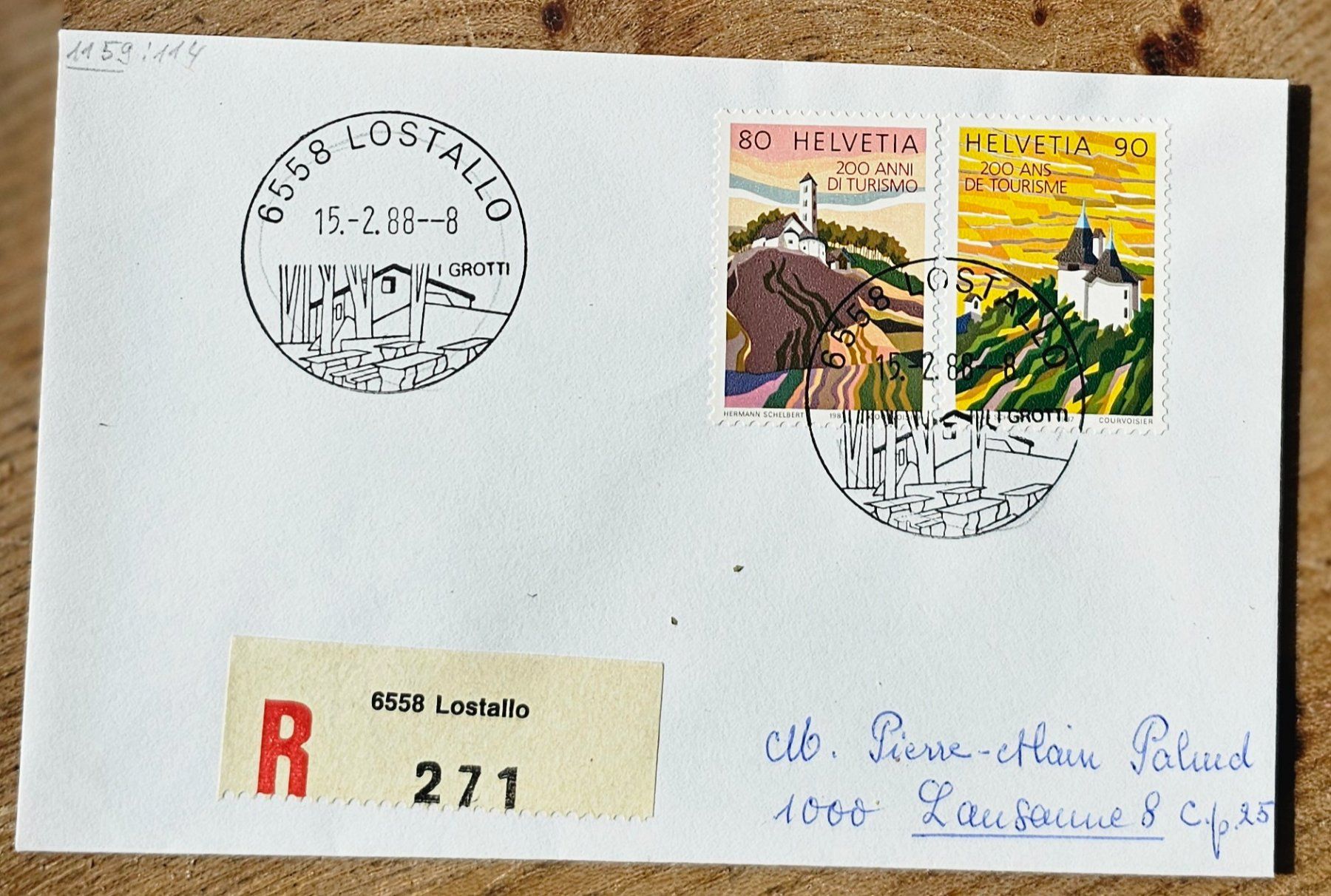 Tutti i francobolli: Sst Brief LOSTALLO 15.2.88 – Nuovo (secondo la descrizione) da Les Valettes venduto da Nuba1