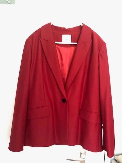 S.Oliver Giacche: Damenblazer rot, NEU, Marke s.Oliver, Gr. 40 – Nuovo (secondo la descrizione) da Benglen venduto da Mohnblume66