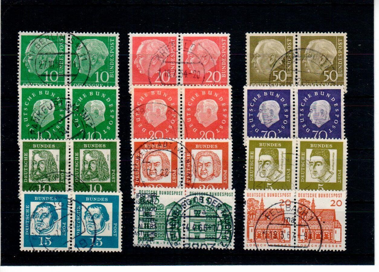 Tous les timbres: deutsche Bundespost Paare – D'occasion à Wolhusen par Curver9