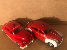 Wiking Herpa BMW 501 und BMW 502 Feuerwehr