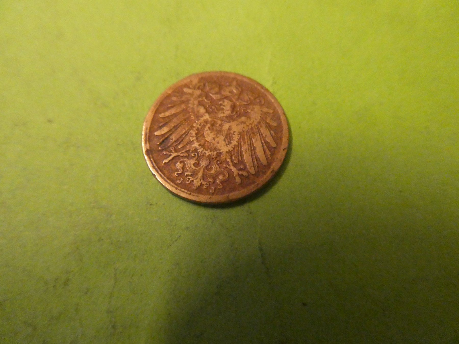 Tutti le monete: Dt. Reich 1915 J, 1 Pfennig – Usato da Hinterforst venduto da Rohusri 1