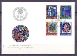CH FDC Pro Patria Satz 1970