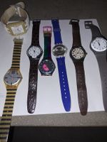 Vintage Swatch Uhren Sammlung, 7 Stück, Rarität für Sammler
