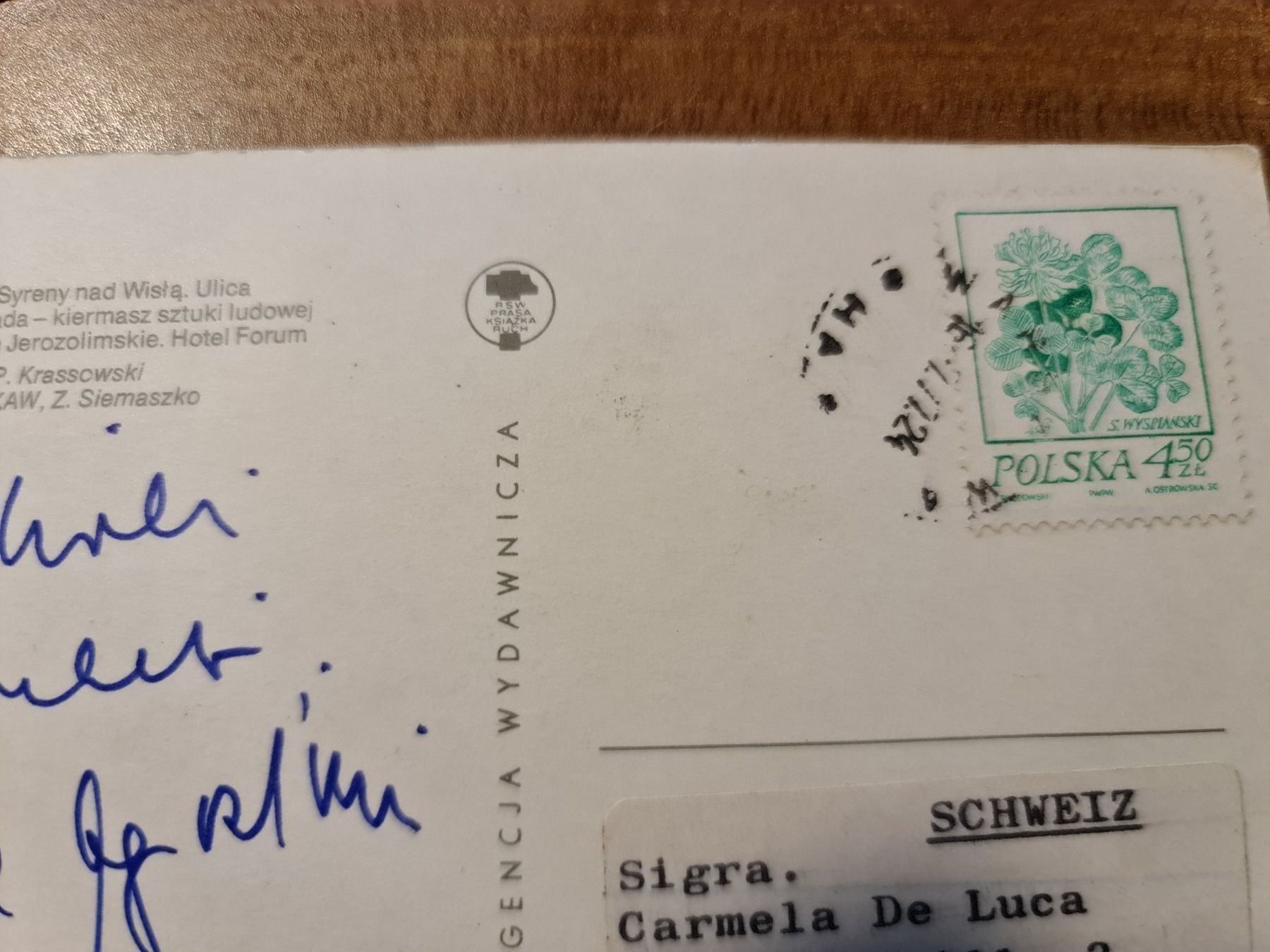 Cartoline postali: Ansichtskarte Warschau Polen – Usato da Dintikon venduto da Vexi 1