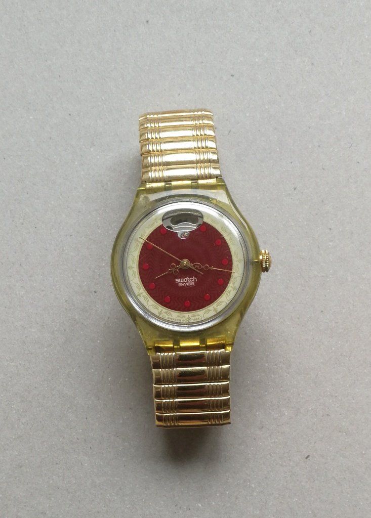 Swatch Orologi: Swatch-Uhr Automatic mit Flexband – Usato da Goldau venduto da Ejidomar 5
