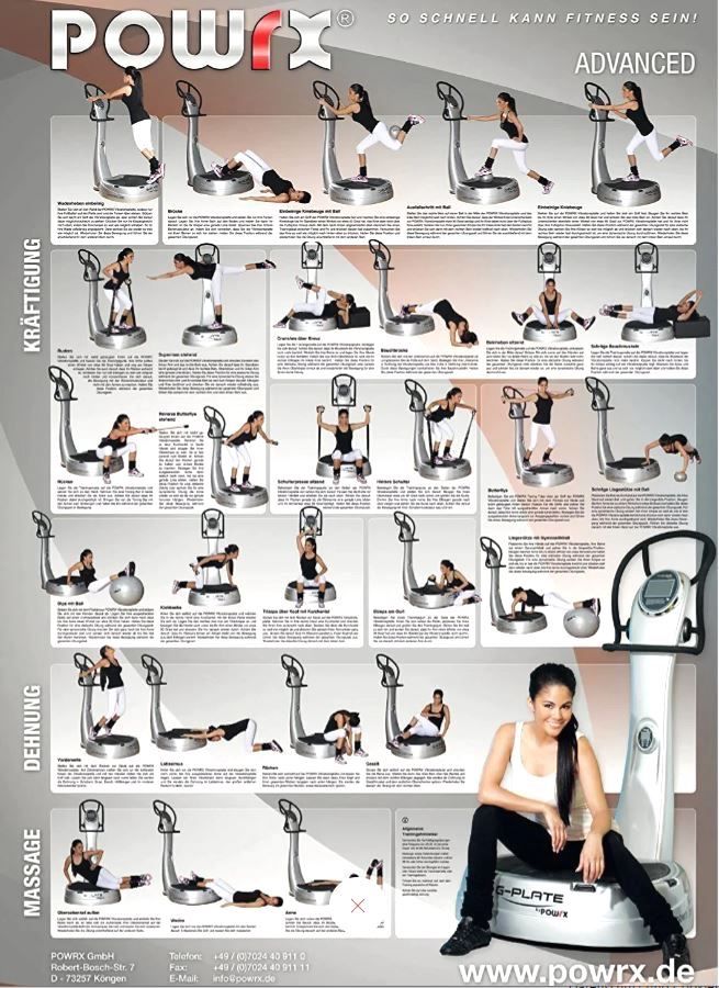 Hometrainer: POWRX Vibrations-Fitnessgerät – Neu (gemäss Beschreibung) aus Ebmatingen von Puma_1 3