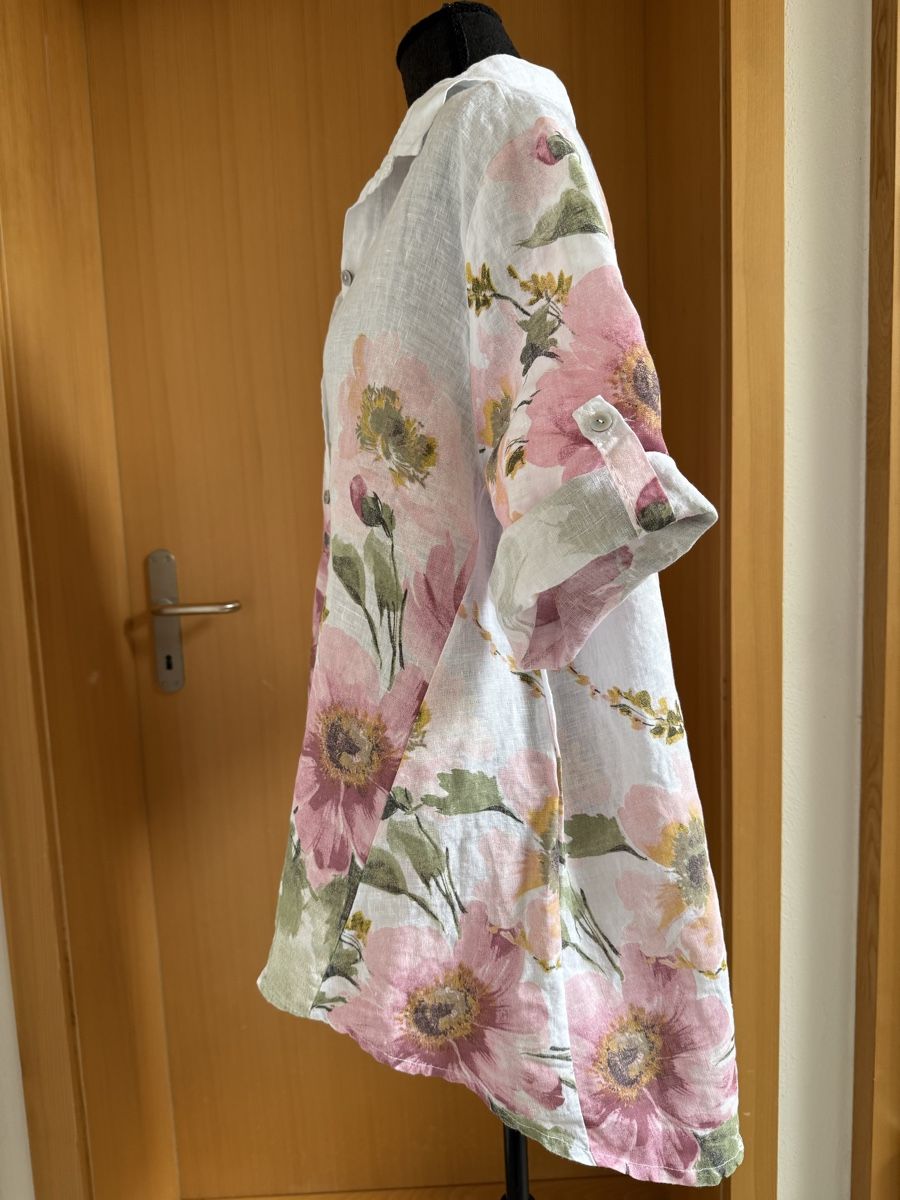 Tuniche: Boho Tunika / Blusejacke aus Leinen – Nuovo (secondo la descrizione) da Sigriswil venduto da ck56 3
