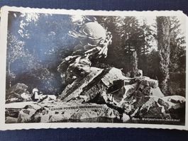 Postkarte Bern Denkmal Weltpostverein ca. 1935