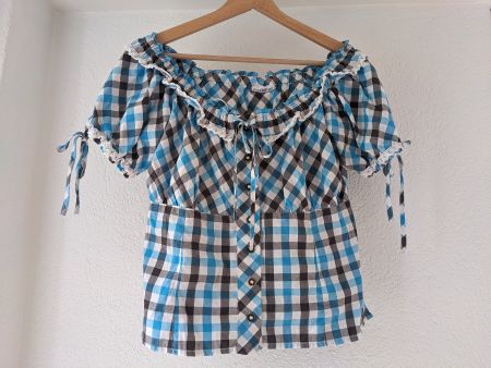 Stockerpoint Trachtenbluse Dirndlbluse Oktoberfest Gr. M