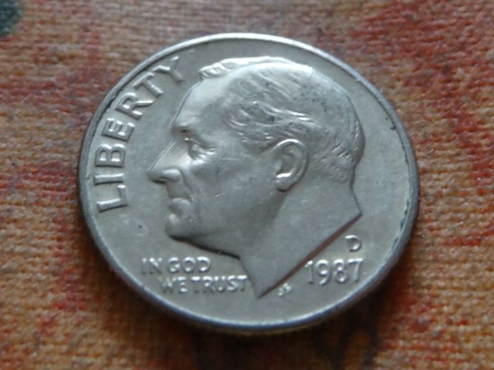 Tutti le monete: USA ONE DIME 1987 – Usato da Romanel-sur-Lausanne venduto da Swift13