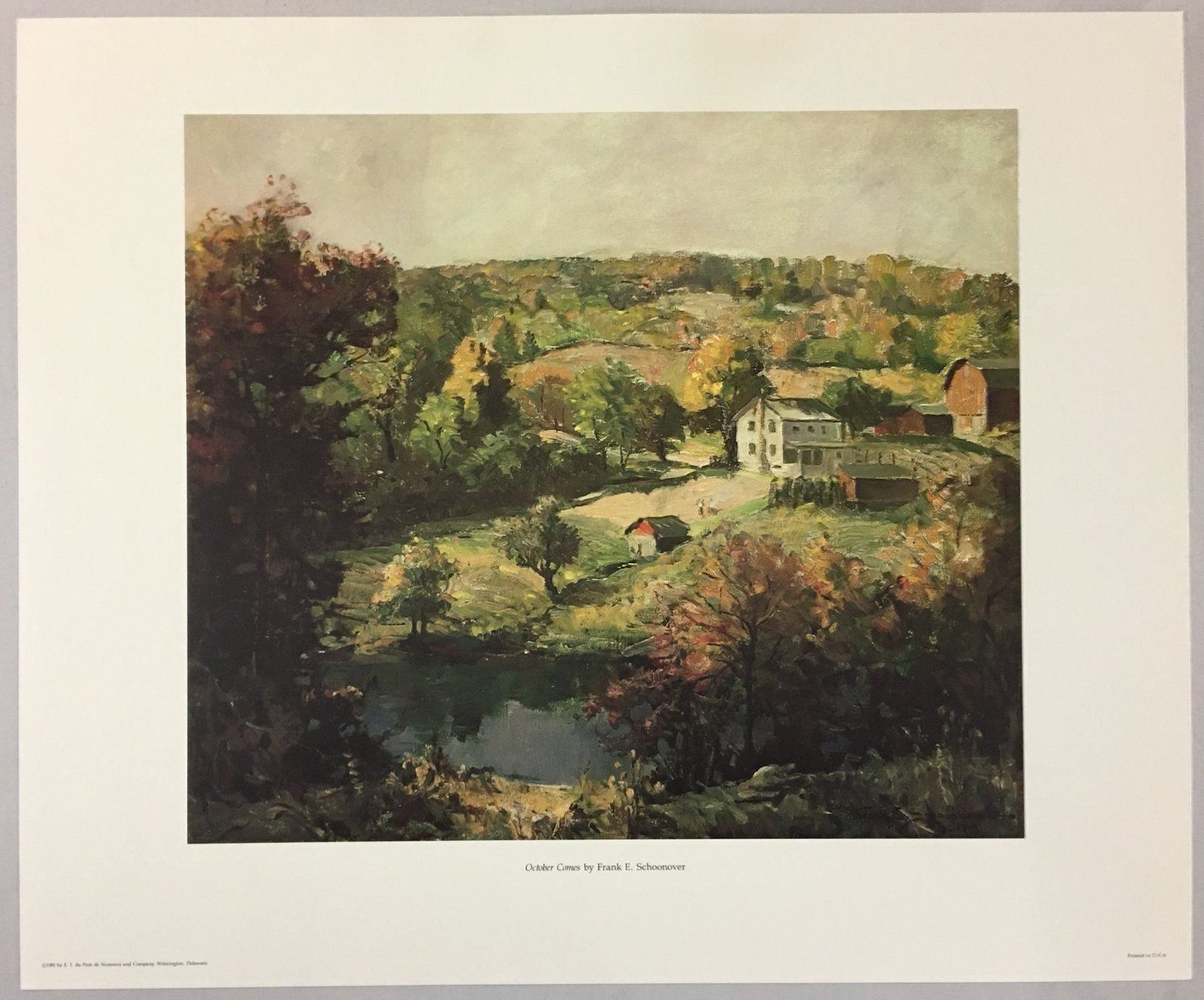 Foto & Immagini: 1981-Kunstdruck Schoonover - 61x50.5 cm – Usato da Oftringen venduto da Vucki