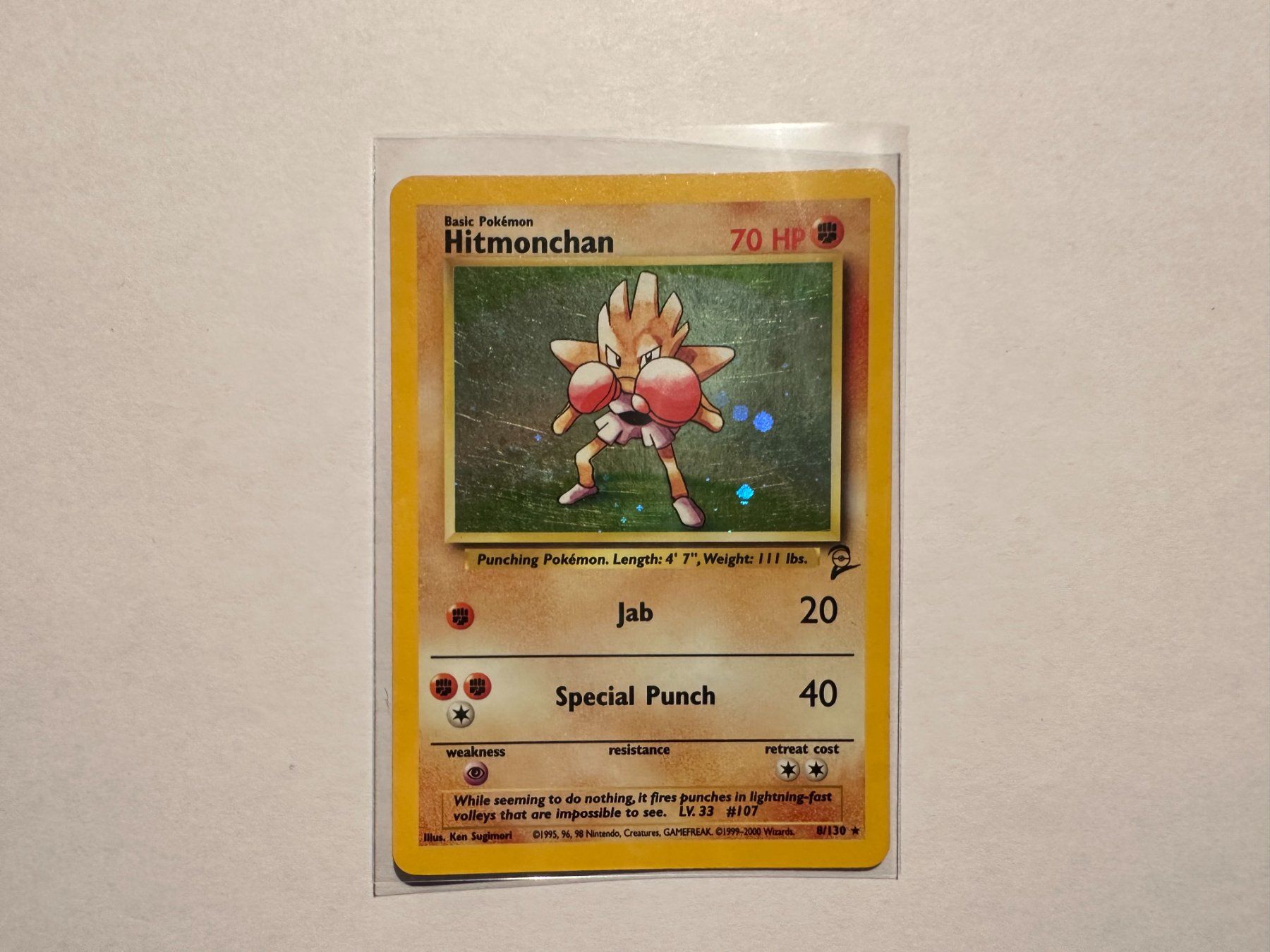 Pokémon Carte collezionabili: Hitmonchan holo Base 2 EN – Usato da Hagendorn venduto da Pokecollectorch