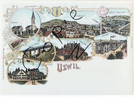 Gruss aus Uzwil - (LItho um 1900)