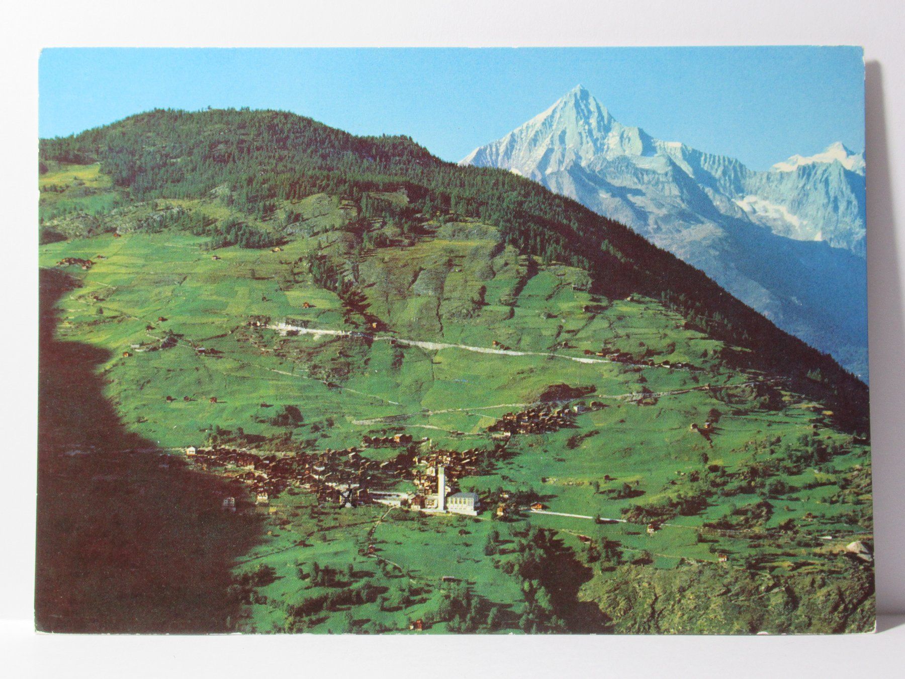 Ansichtskarten: Törbel , Bietschhorn  1971 – Gebraucht aus Grenchen von Bluemchen1900 1
