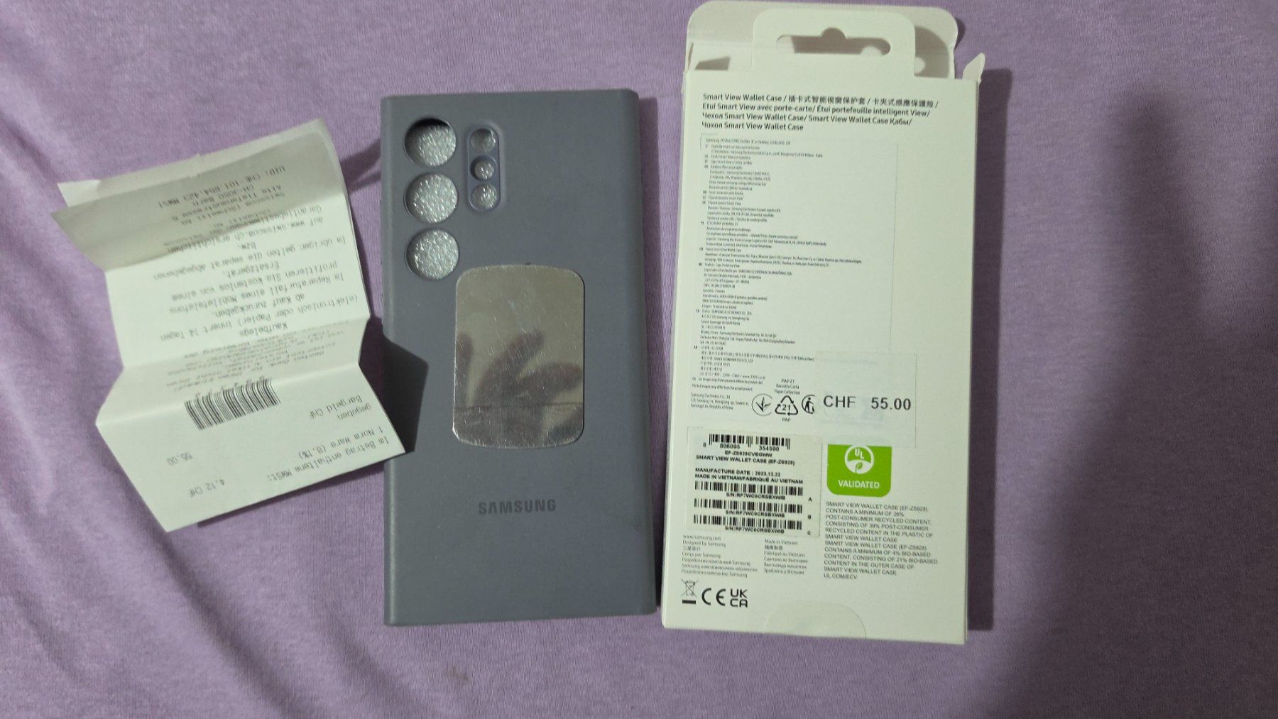 Samsung Cover & Protezioni schermo: Samsung S24 Ultra case smart view wallet – Usato da Küsnacht ZH venduto da gmd243 2
