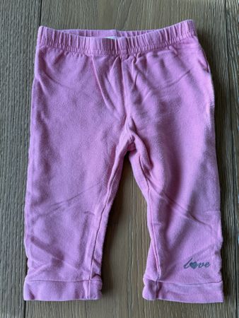 Rosa Babyleggings Grösse 68
