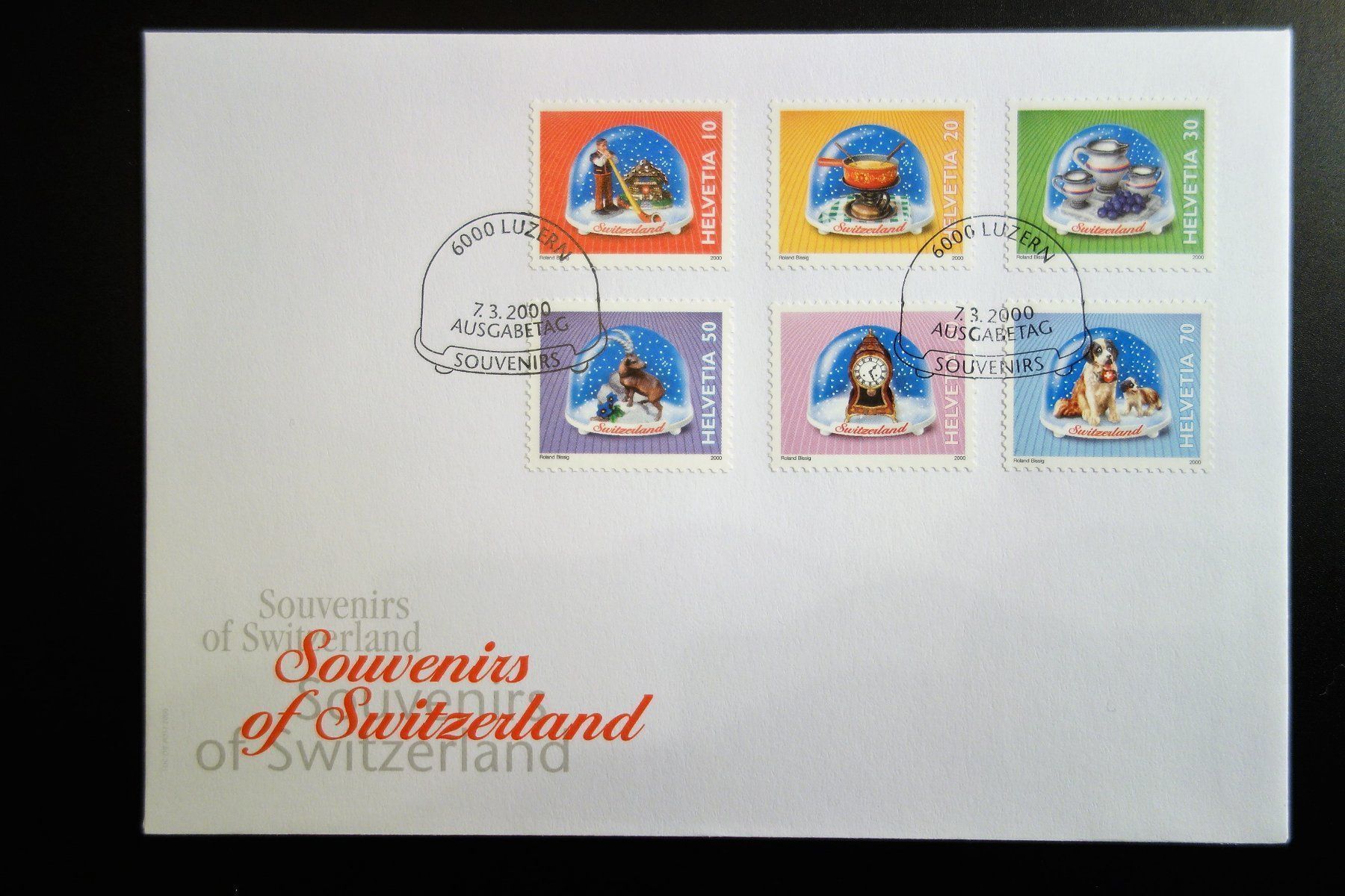 Tutti i francobolli: 2000 FDC Freimarken "Souvenirs" – Nuovo (secondo la descrizione) da Mettmenstetten venduto da Sutasso