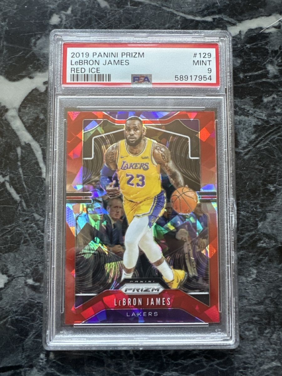 Nba Carte collezionabili: LeBron James 2019 Panini Prizm Red Ice PSA 9 – Usato da Affoltern am Albis venduto da mr_choppa