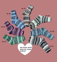 Alle Socken 38/39 jedes Paar ist einzeln erhältlich