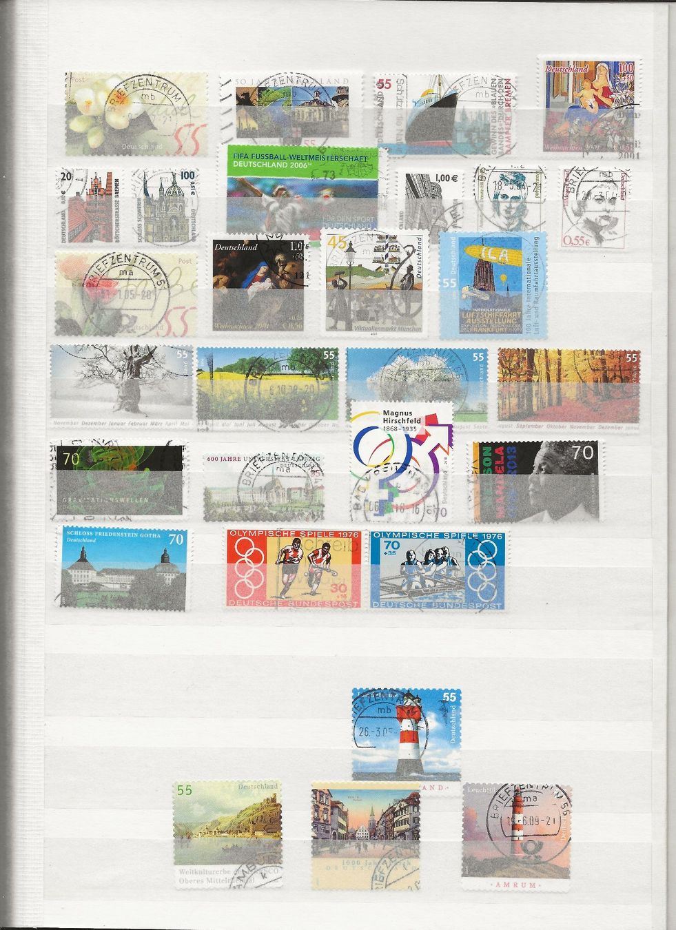 Alle Briefmarken: Marken Deutschland BRD gestempelt – Gebraucht aus Au ZH von xelagreb01 8