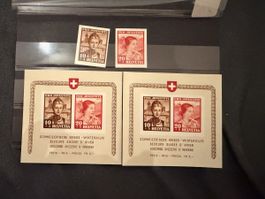 1941 Kriegspende Block Pro Juventute Postfrisch