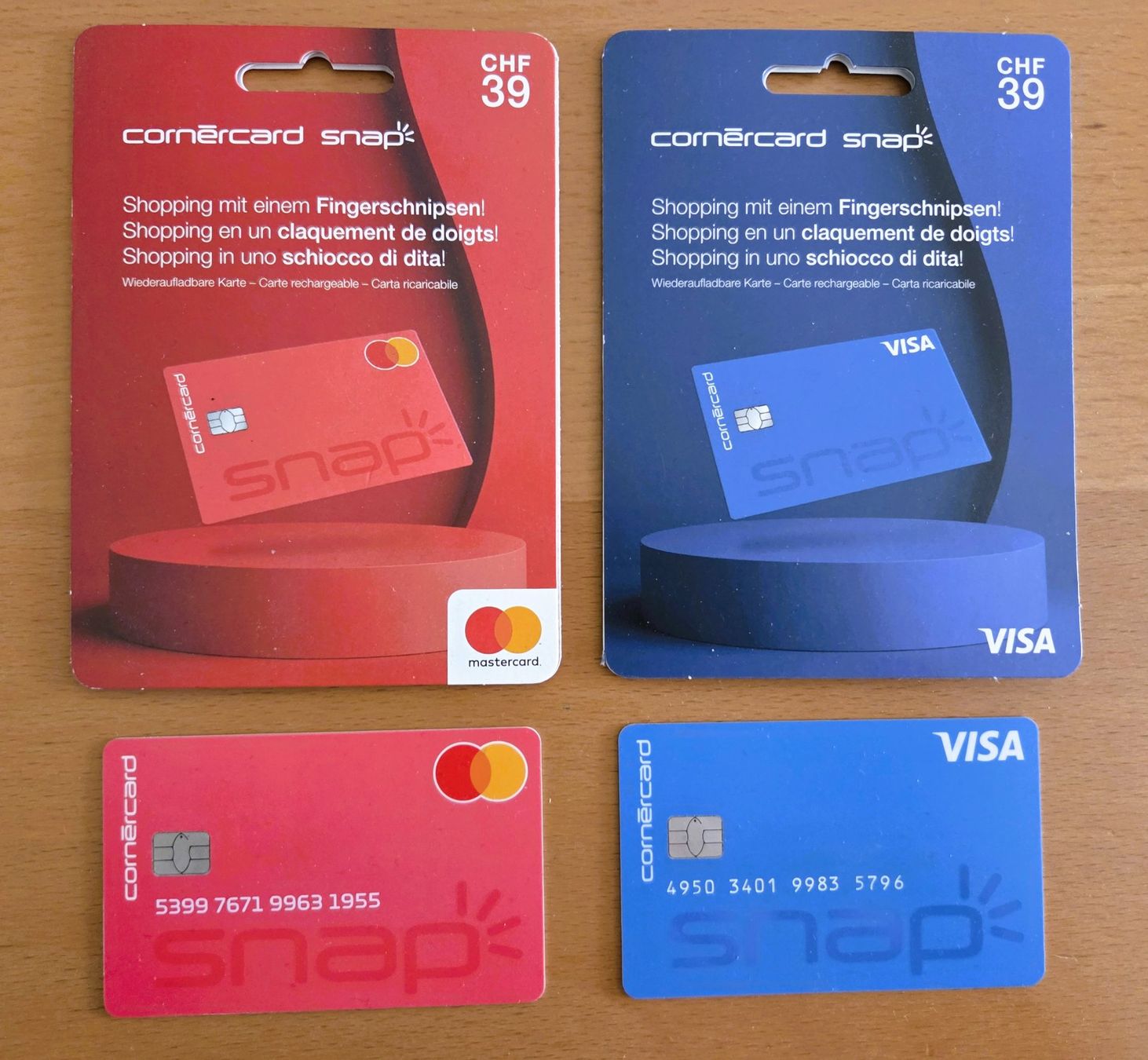 Schede telefoniche: 2x CARDS - SCHWEIZ – Nuovo (secondo la descrizione) da Brüttisellen venduto da Nighttrain
