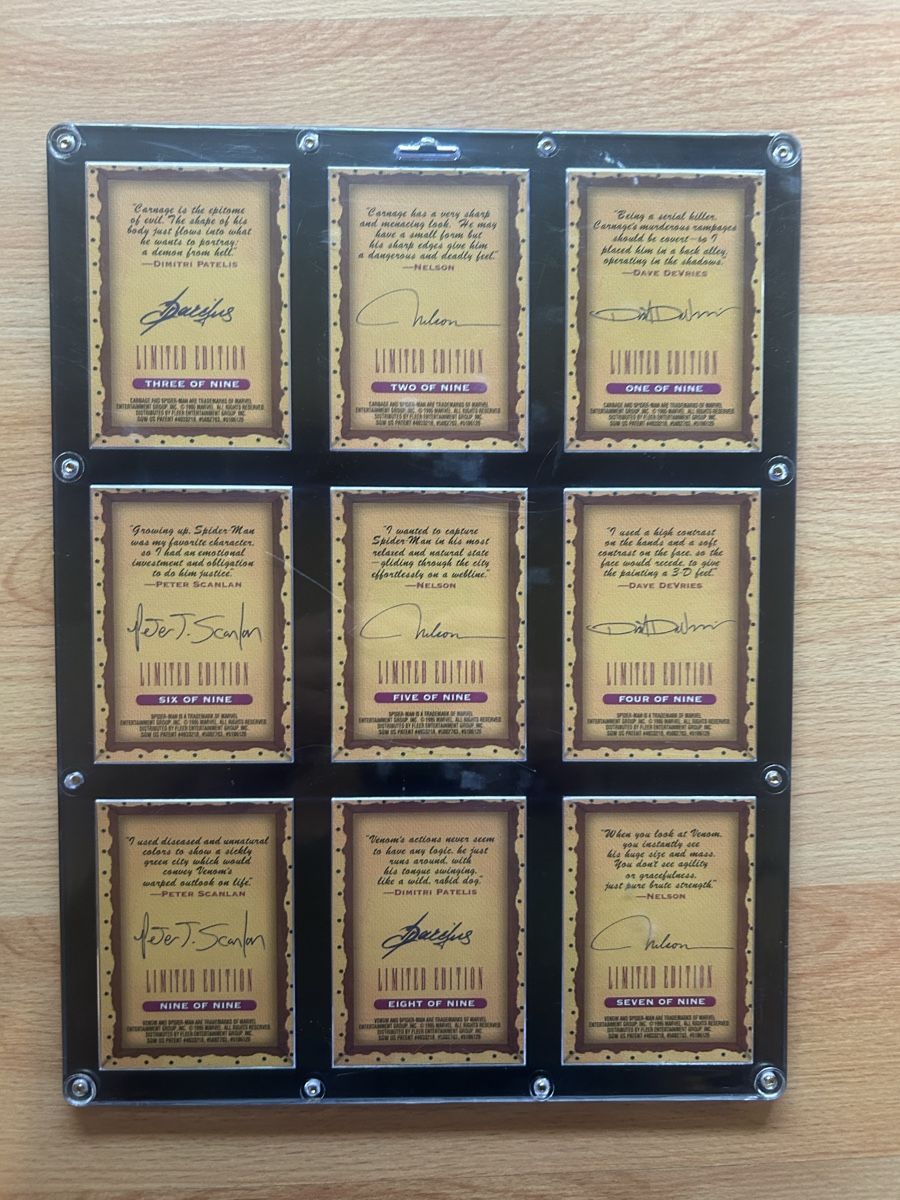 Marvel Carte collezionabili: 1995 Fleer Spiderman Venom Marvel Cards Set – Nuovo (secondo la descrizione) da Schötz venduto da lor_z95g 1