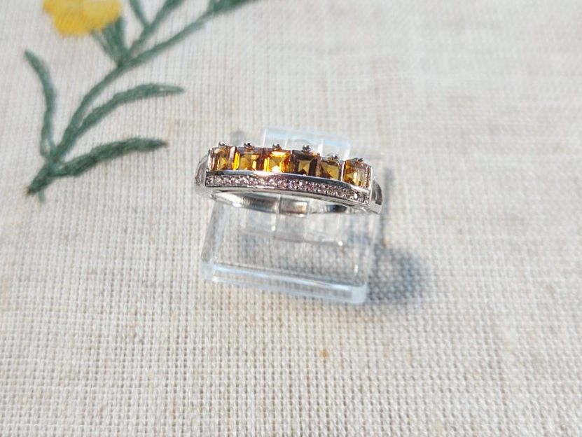Anelli: NEW - S925 Citrine Ring (Adjustable) – Nuovo (secondo la descrizione) da Zürich venduto da cin_wcf6
