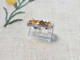 NEW - S925 Citrine Ring (Adjustable)