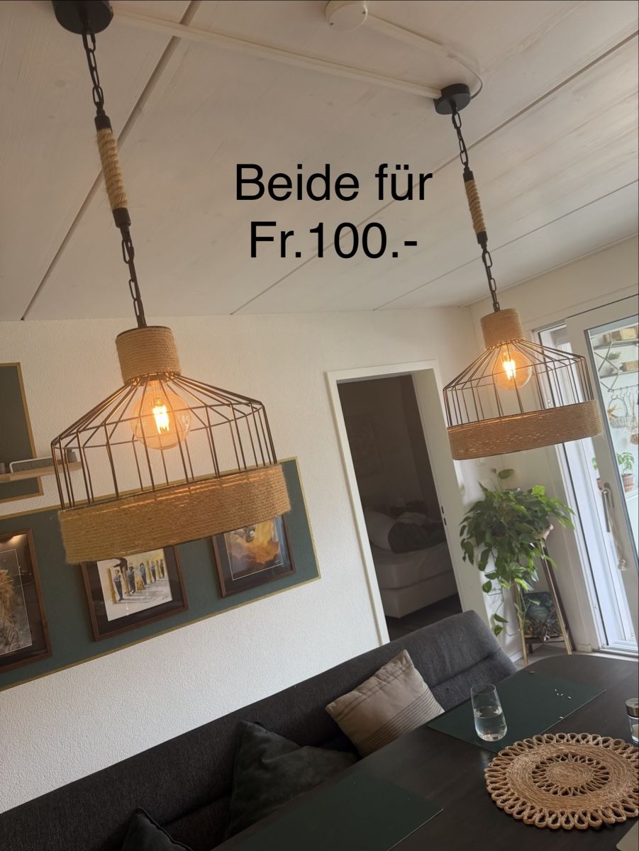 Lustres & lampes de plafonds: Lampen 2stück – D'occasion à Turbenthal par 1einhorn