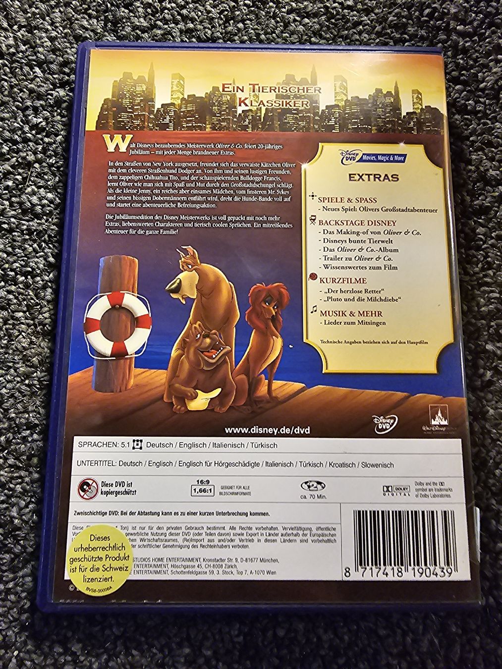 Tous les DVDs: Disney DVD - Oliver & Co. (20432) – D'occasion à Ruswil par jan_bxl5 1