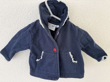 Mon Coeur Baby Jacke, Gr. 56, Dunkelblau, Top Zustand!