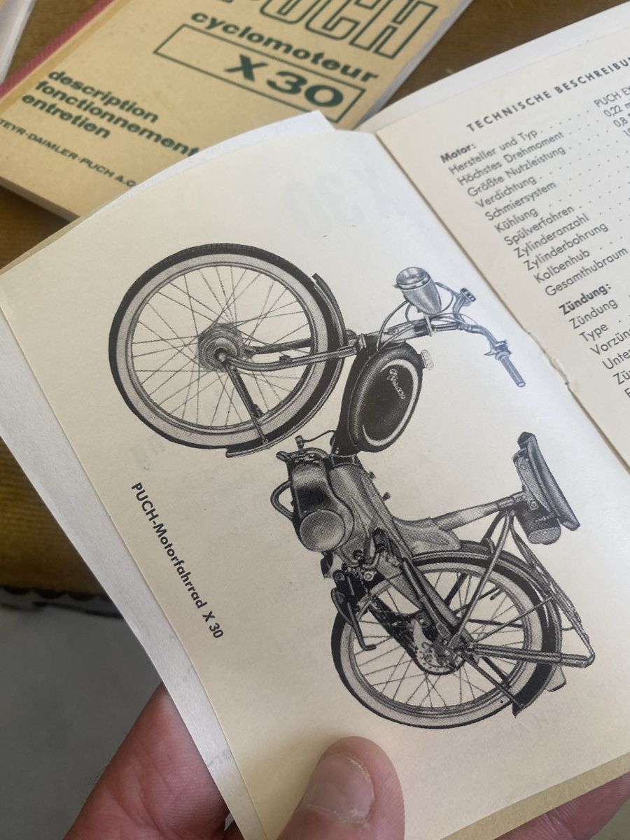 Puch Mofas: Puch x30 Betrieb Buch 4 Stuck Top – Neu (gemäss Beschreibung) aus Capolago von Lillo22 8