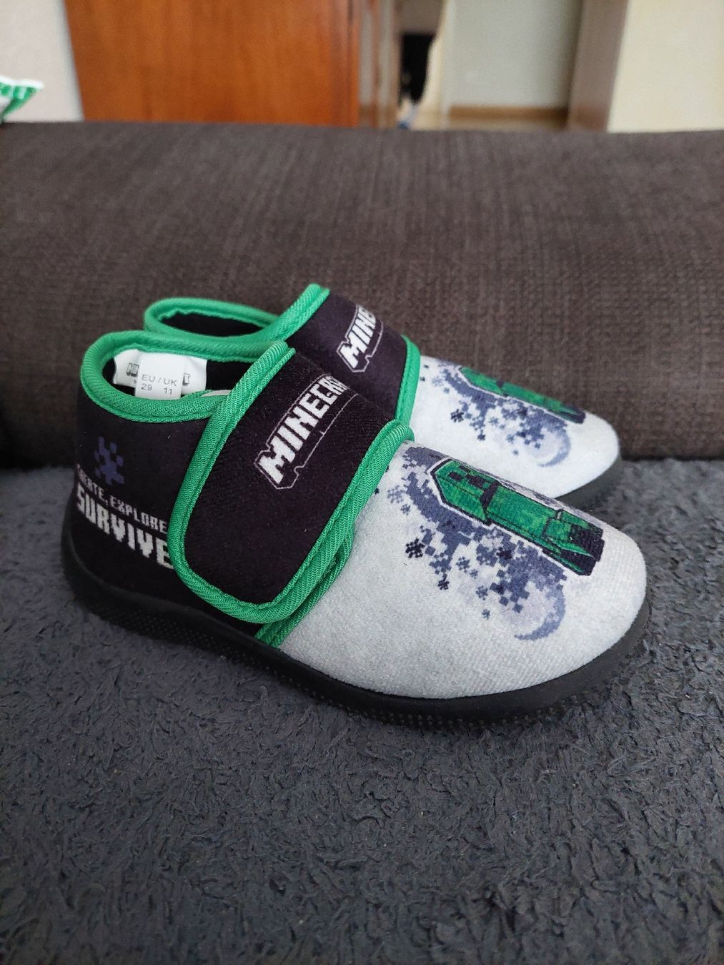 Schuhe für Jungen: Kinder Hausschuhe Minecraft Grösse 29 #Neu – Neu (gemäss Beschreibung) aus Stettlen von Dolores1987 2